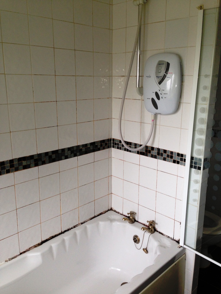 Disbury bathroom tile and grout refresh before