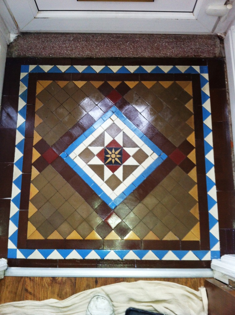 Victorian Floor After Cleaning and Sealing