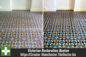 Victorian Tiled Floor Restoration at Buxton Outward Bound Centre