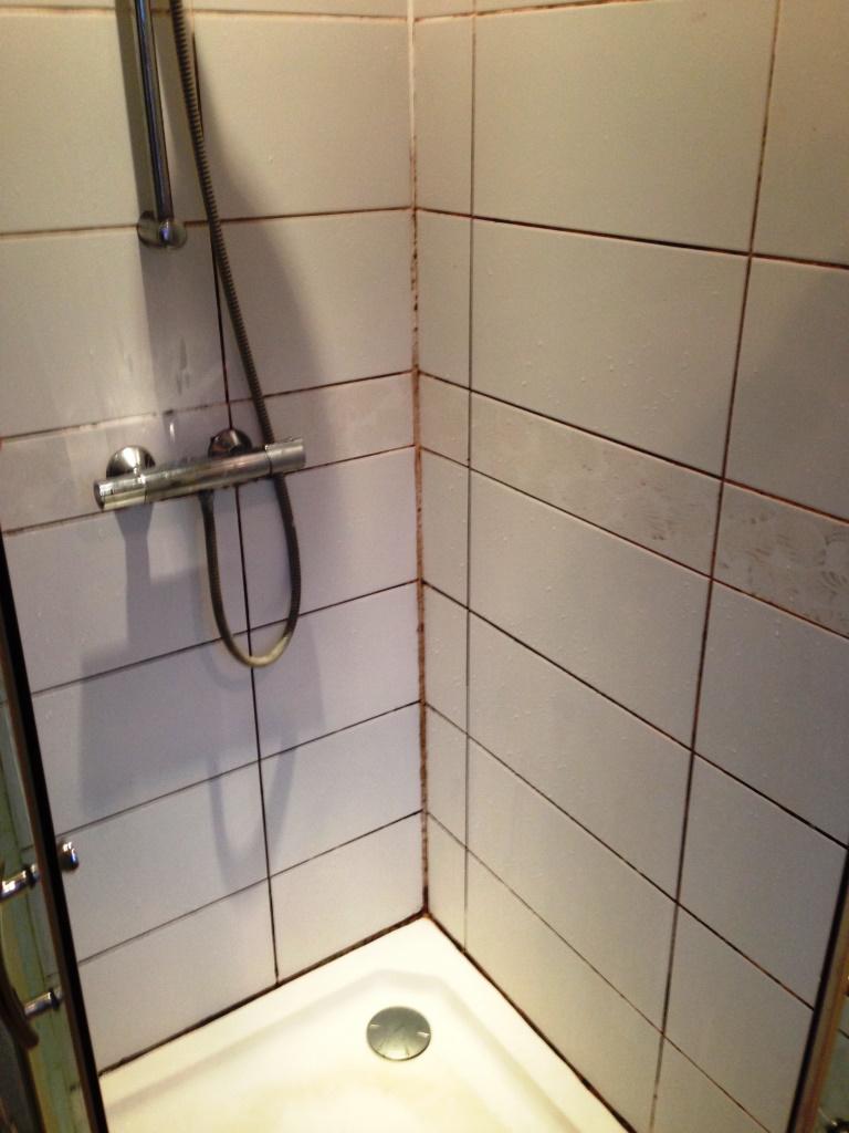 Ceramic Shower Cubicle Before Refresh Wigan