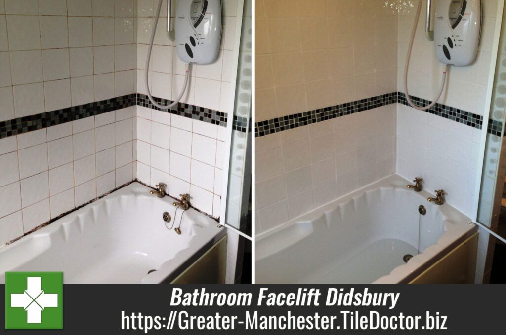 Bathroom Tile and Grout Facelift in Didsbury