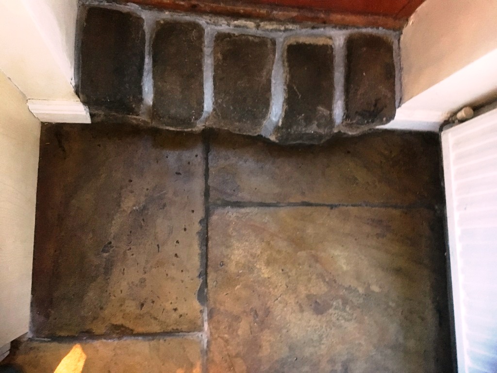 Old Flagstone Floor After Sealing Broadbottom