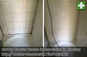 Shower Cubicle Before After Renovation Chorlton-cum-Hardy