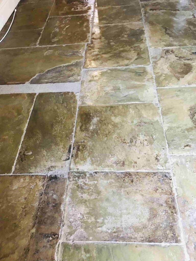 Flagstone Floor After Renovation Saddleworth